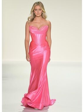 2026 Sherri Hill Light Blue Corset Dress, Perfect for Prom